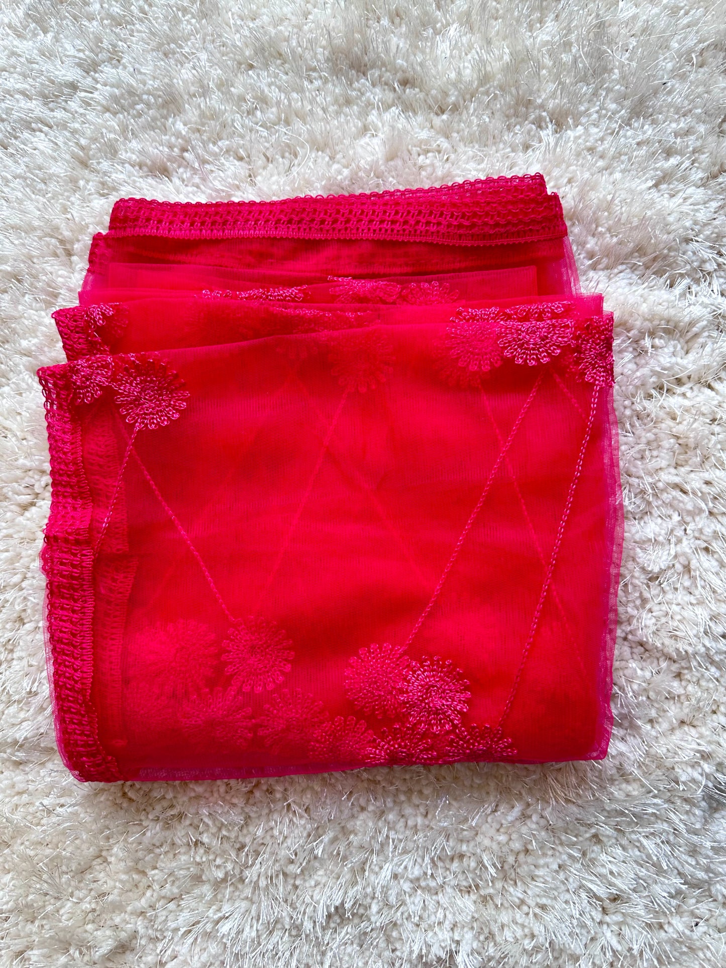 Pink Alia cut cotton kurta set with designer net dupatta