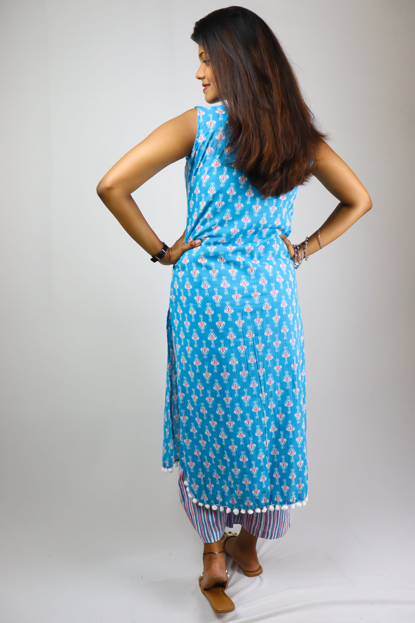 Blue Cotton Kurts sets