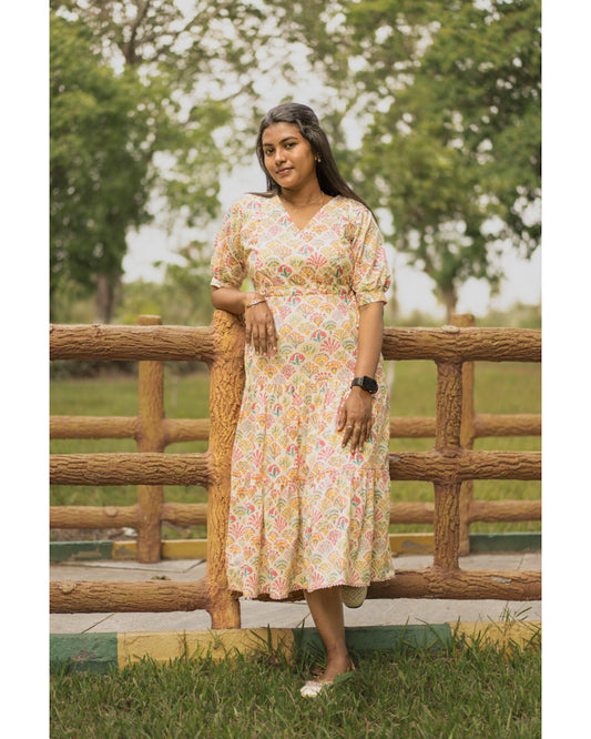 Candy pink pure cotton maternity maxies with feeding zippers