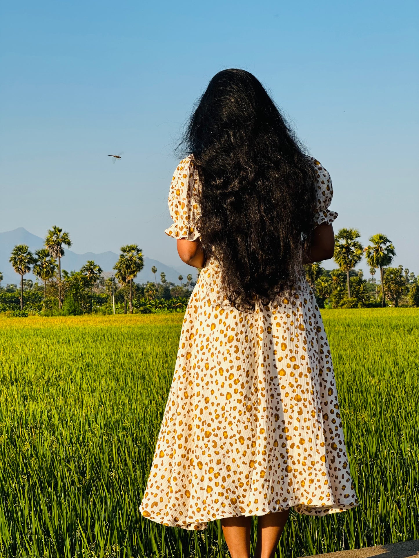 cheetah print pure muslin cotton maxi