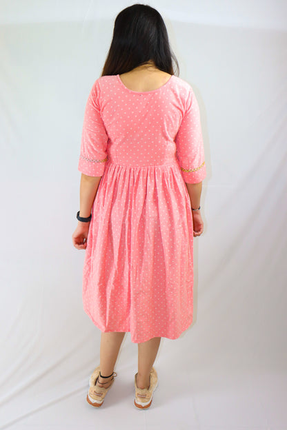 Blush Pink Cotton Maxi