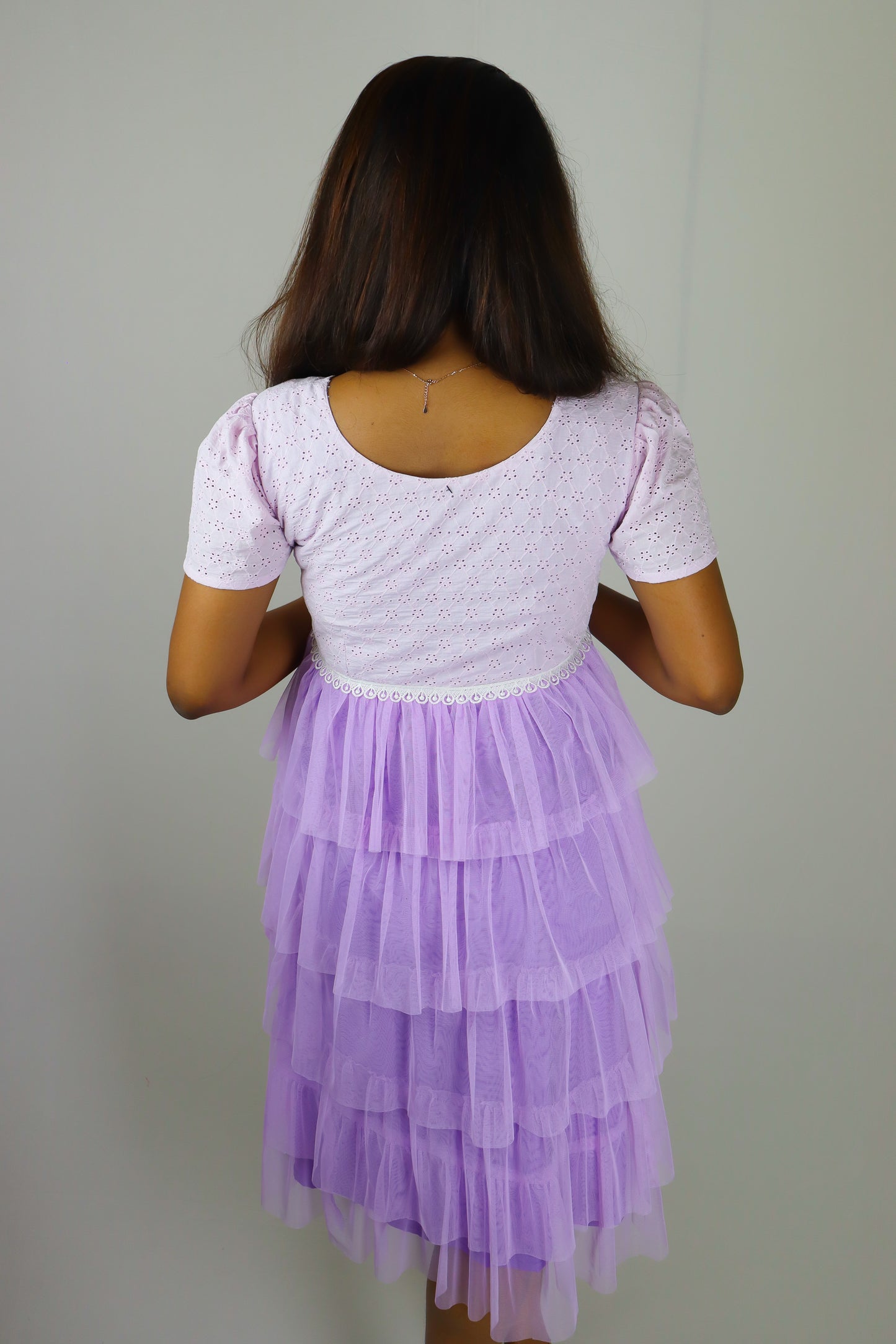 Lavender net cotton top max