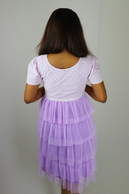Lavender net cotton top max